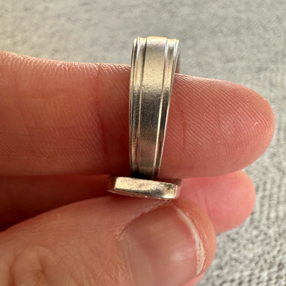 Silver Plated Spoon Ring - Picture 9 of 14